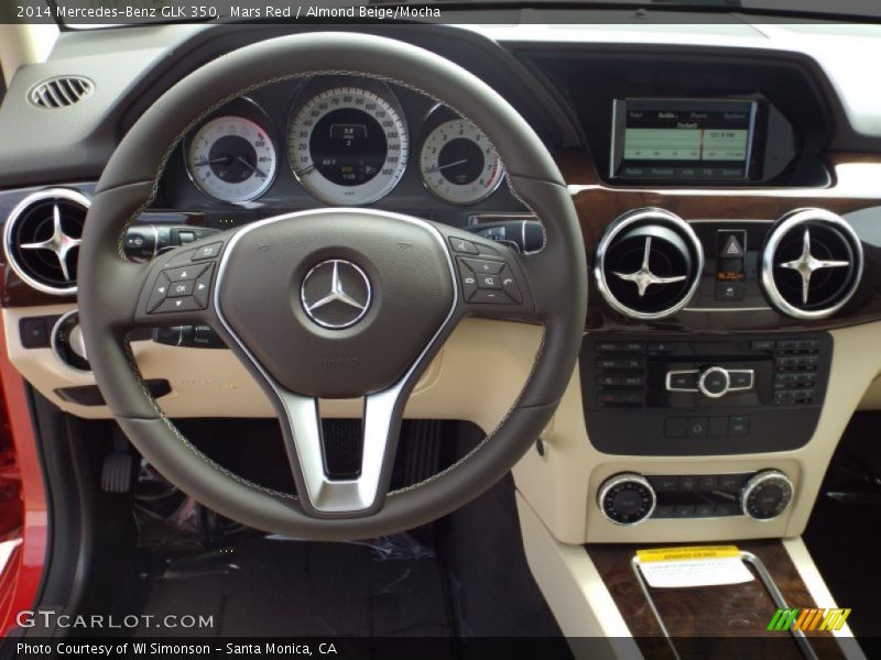 Mars Red / Almond Beige/Mocha 2014 Mercedes-Benz GLK 350