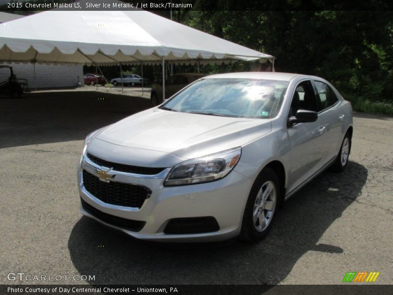 Silver Ice Metallic / Jet Black/Titanium 2015 Chevrolet Malibu LS