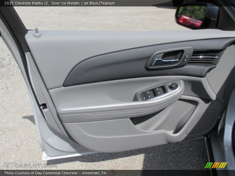 Silver Ice Metallic / Jet Black/Titanium 2015 Chevrolet Malibu LS