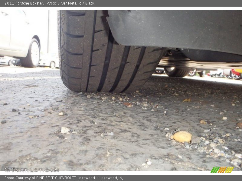 Arctic Silver Metallic / Black 2011 Porsche Boxster