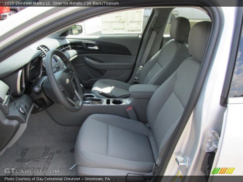 Silver Ice Metallic / Jet Black/Titanium 2015 Chevrolet Malibu LS