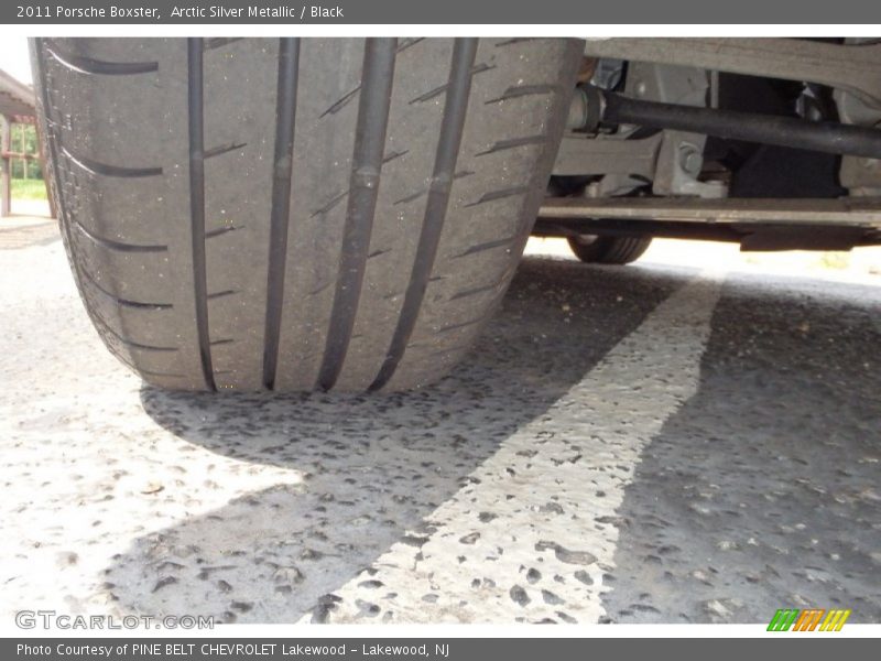 Arctic Silver Metallic / Black 2011 Porsche Boxster
