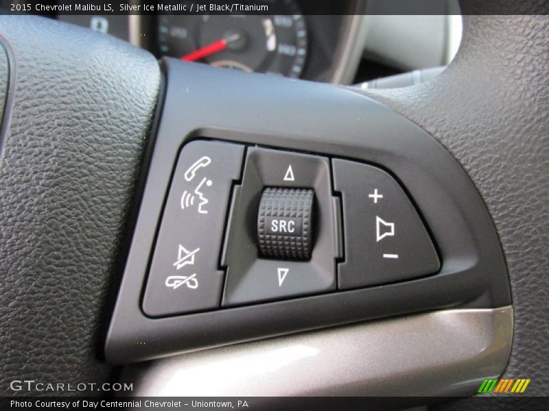 Silver Ice Metallic / Jet Black/Titanium 2015 Chevrolet Malibu LS
