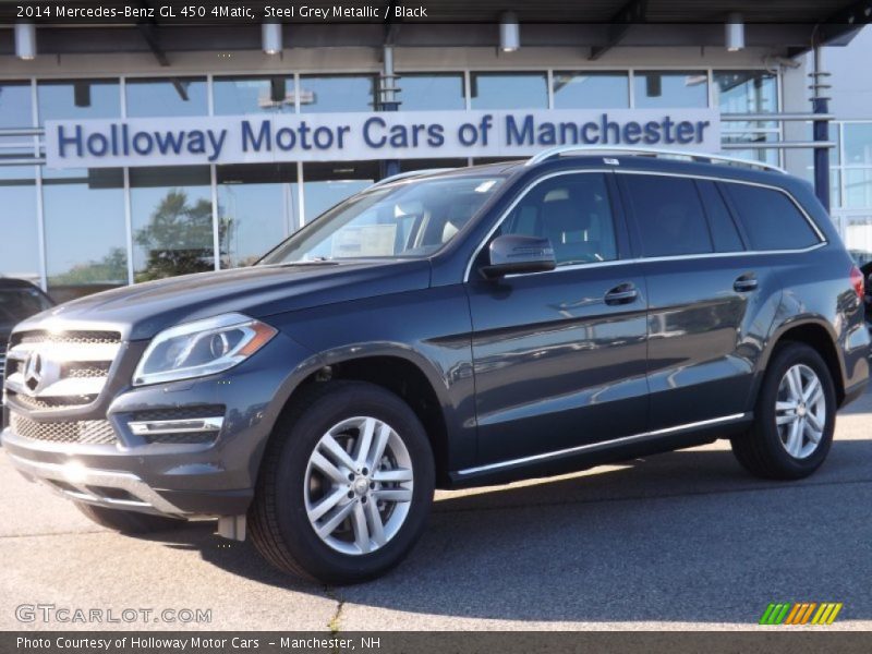 Steel Grey Metallic / Black 2014 Mercedes-Benz GL 450 4Matic