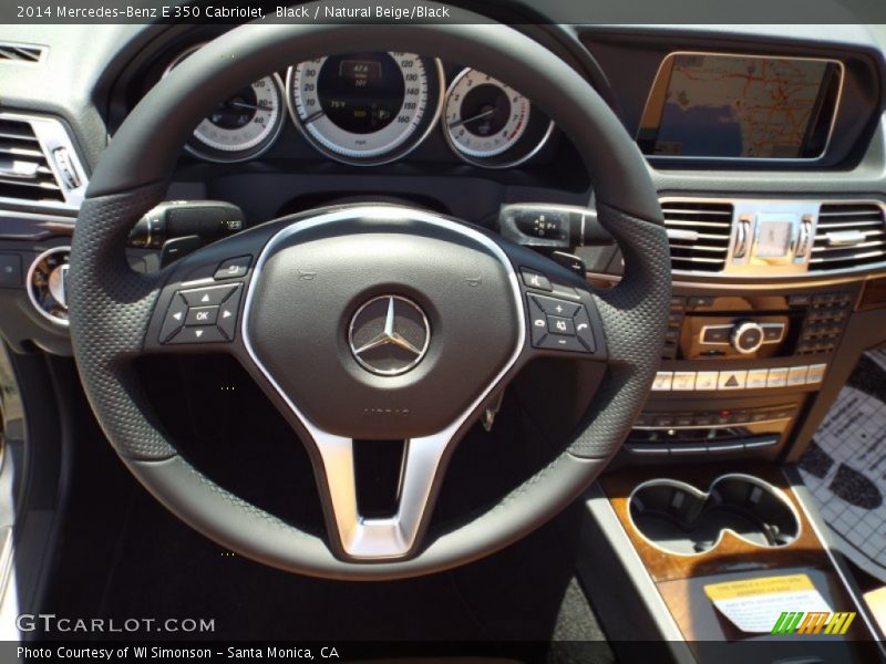 Black / Natural Beige/Black 2014 Mercedes-Benz E 350 Cabriolet