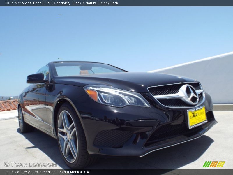 Black / Natural Beige/Black 2014 Mercedes-Benz E 350 Cabriolet