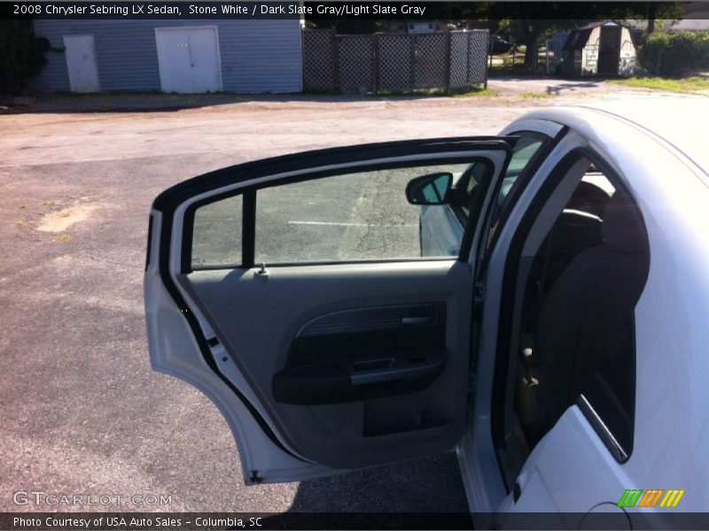 Stone White / Dark Slate Gray/Light Slate Gray 2008 Chrysler Sebring LX Sedan