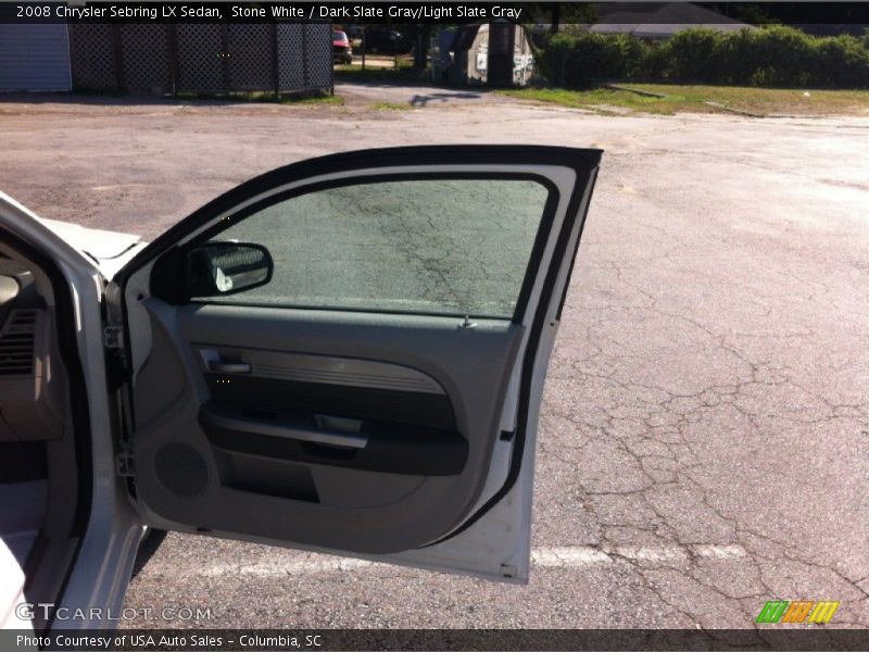 Stone White / Dark Slate Gray/Light Slate Gray 2008 Chrysler Sebring LX Sedan