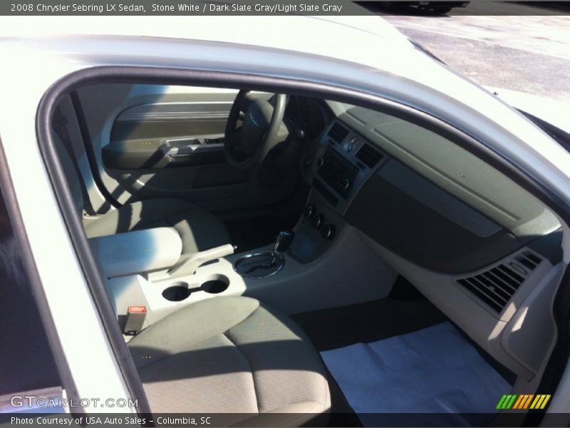 Stone White / Dark Slate Gray/Light Slate Gray 2008 Chrysler Sebring LX Sedan