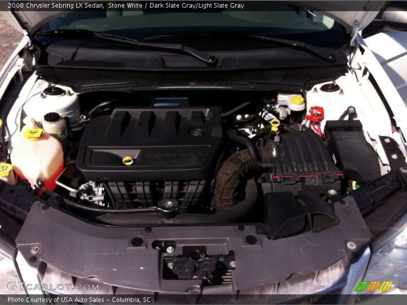 Stone White / Dark Slate Gray/Light Slate Gray 2008 Chrysler Sebring LX Sedan