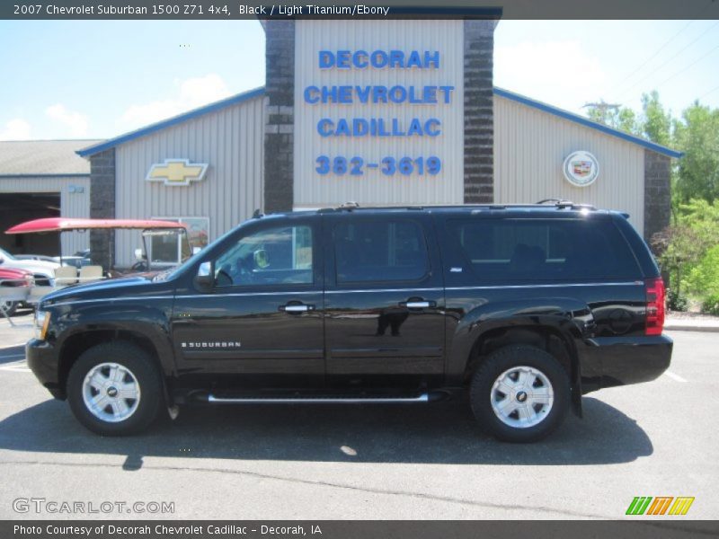 Black / Light Titanium/Ebony 2007 Chevrolet Suburban 1500 Z71 4x4