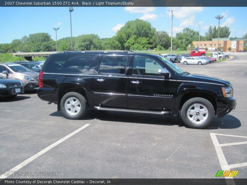Black / Light Titanium/Ebony 2007 Chevrolet Suburban 1500 Z71 4x4