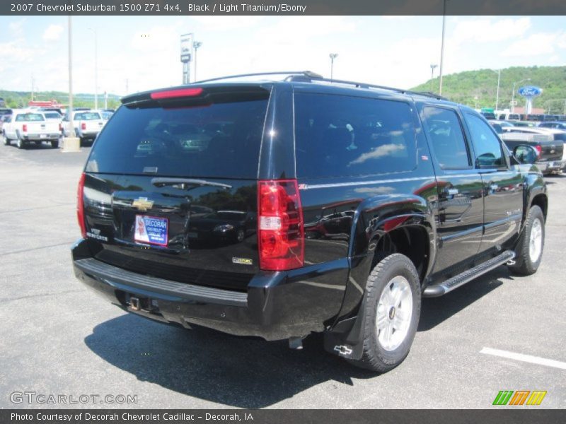Black / Light Titanium/Ebony 2007 Chevrolet Suburban 1500 Z71 4x4
