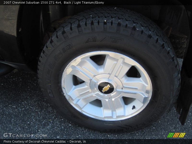 Black / Light Titanium/Ebony 2007 Chevrolet Suburban 1500 Z71 4x4