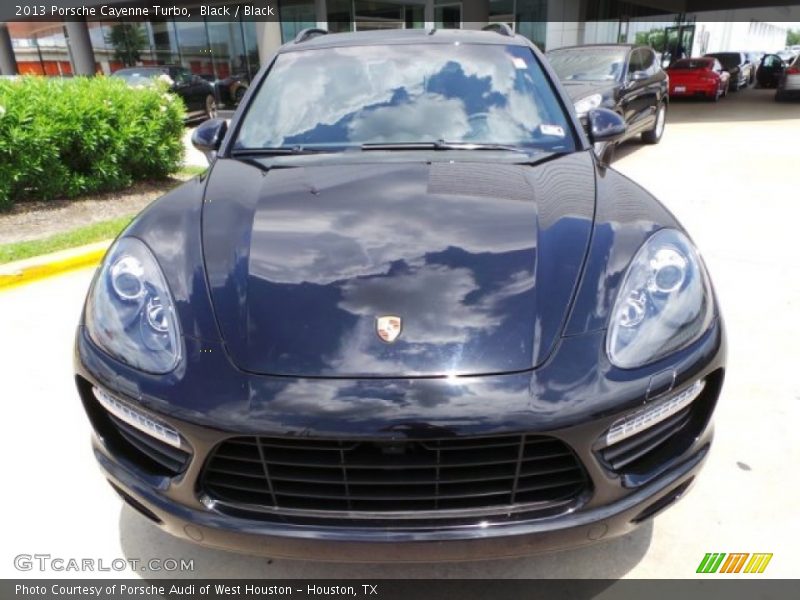 Black / Black 2013 Porsche Cayenne Turbo