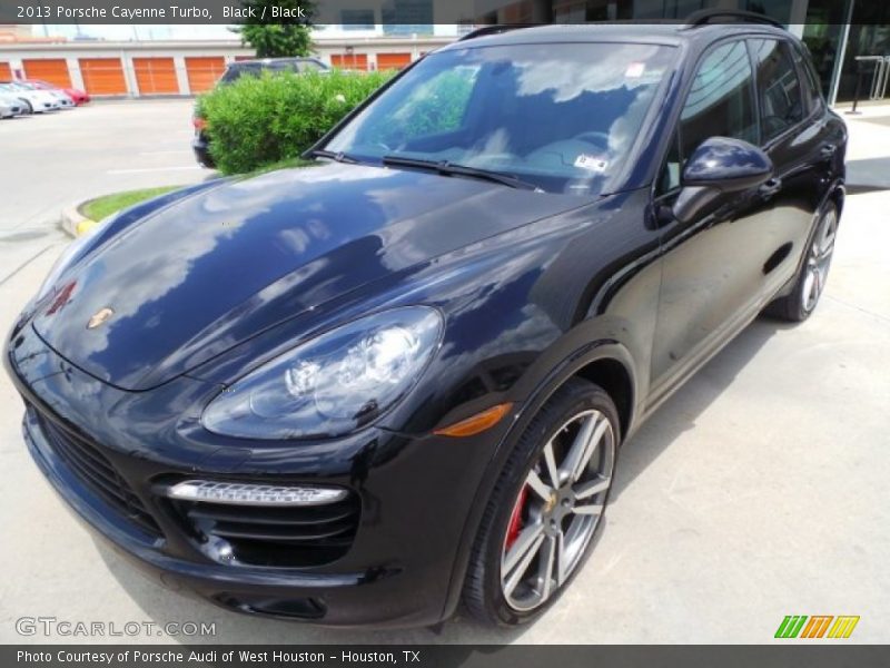 Black / Black 2013 Porsche Cayenne Turbo