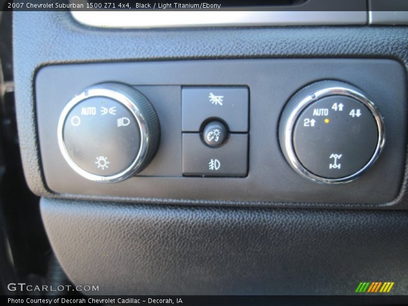 Black / Light Titanium/Ebony 2007 Chevrolet Suburban 1500 Z71 4x4