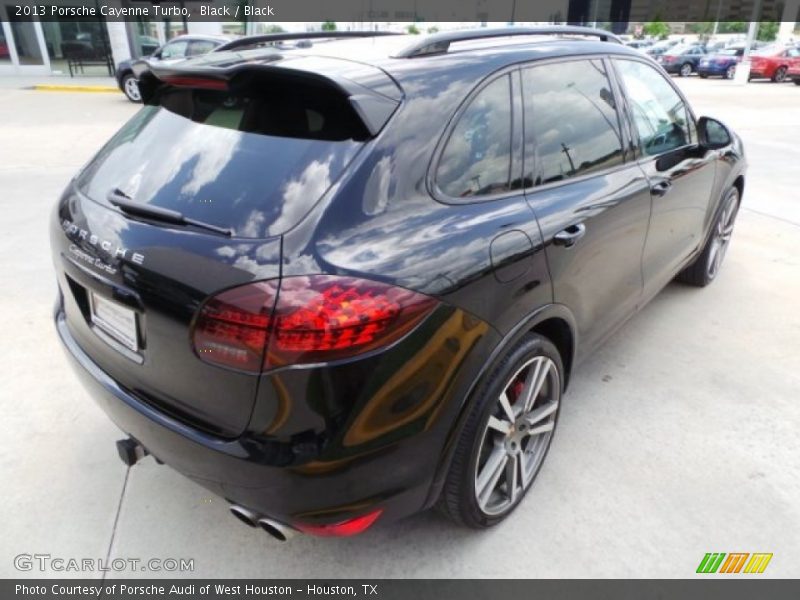 Black / Black 2013 Porsche Cayenne Turbo