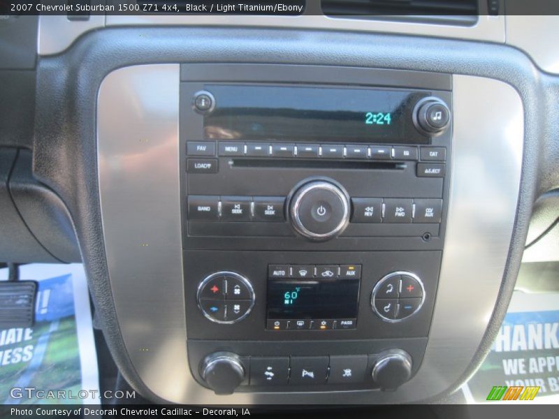 Black / Light Titanium/Ebony 2007 Chevrolet Suburban 1500 Z71 4x4