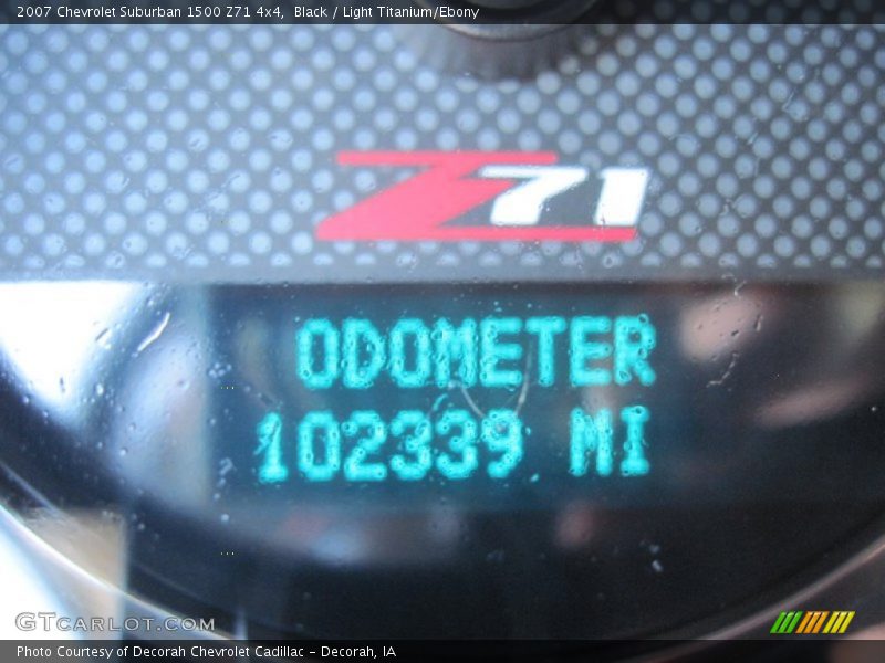 Black / Light Titanium/Ebony 2007 Chevrolet Suburban 1500 Z71 4x4