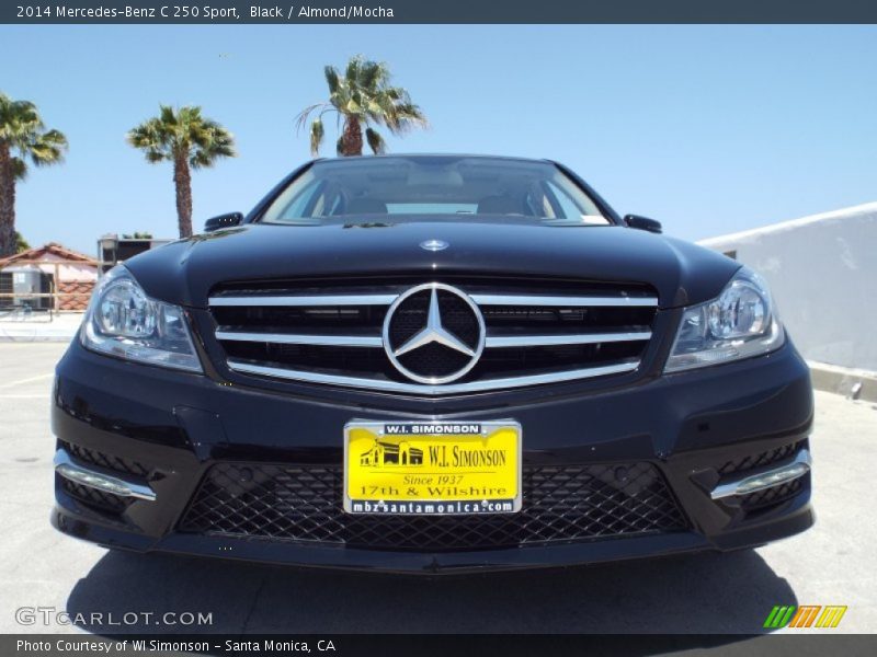 Black / Almond/Mocha 2014 Mercedes-Benz C 250 Sport