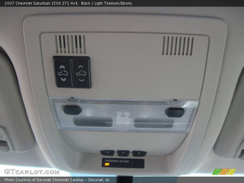 Black / Light Titanium/Ebony 2007 Chevrolet Suburban 1500 Z71 4x4