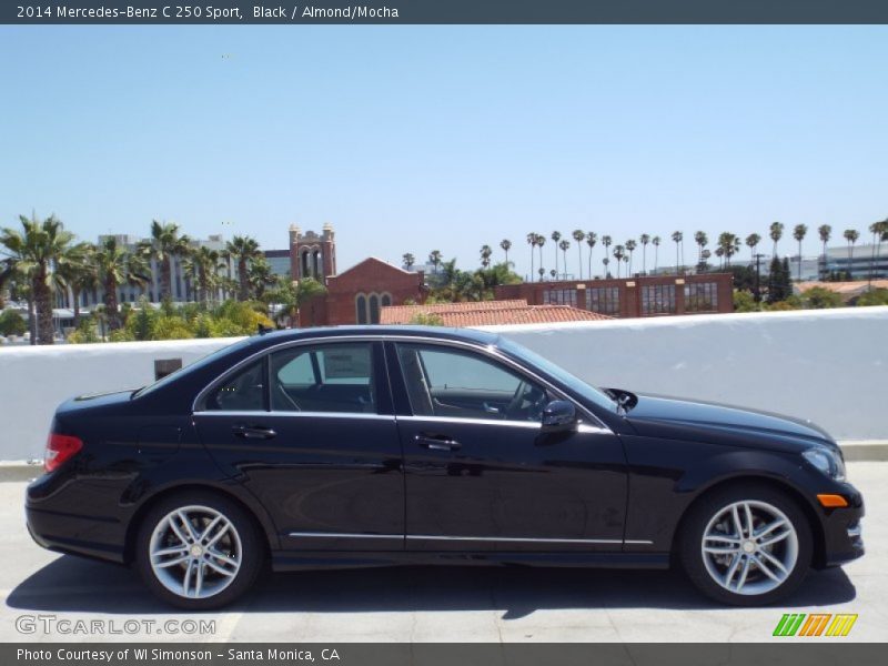 Black / Almond/Mocha 2014 Mercedes-Benz C 250 Sport