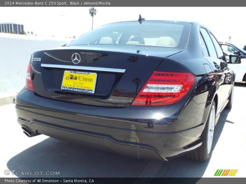Black / Almond/Mocha 2014 Mercedes-Benz C 250 Sport