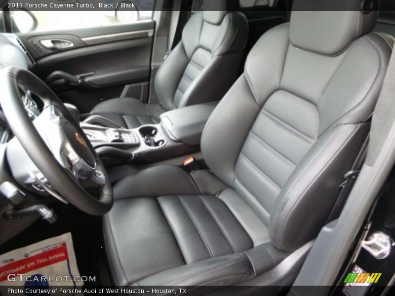 Black / Black 2013 Porsche Cayenne Turbo