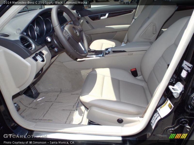 Black / Almond/Mocha 2014 Mercedes-Benz C 250 Sport