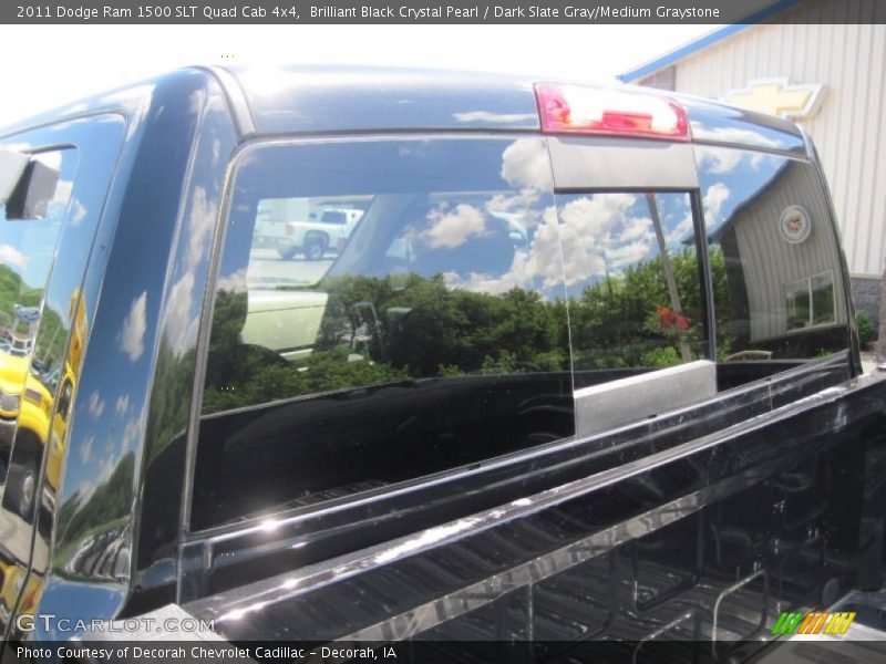 Brilliant Black Crystal Pearl / Dark Slate Gray/Medium Graystone 2011 Dodge Ram 1500 SLT Quad Cab 4x4
