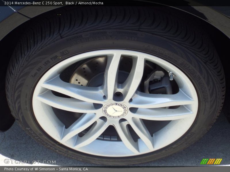 Black / Almond/Mocha 2014 Mercedes-Benz C 250 Sport