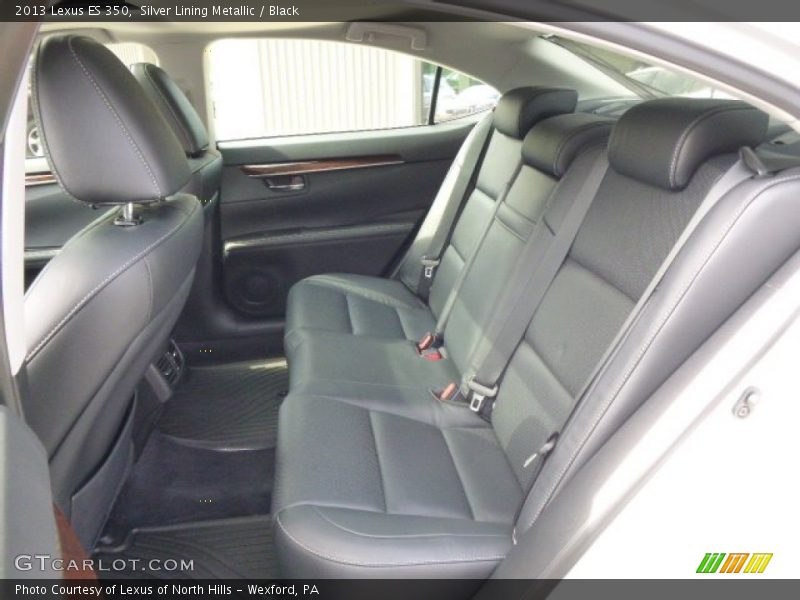 Silver Lining Metallic / Black 2013 Lexus ES 350