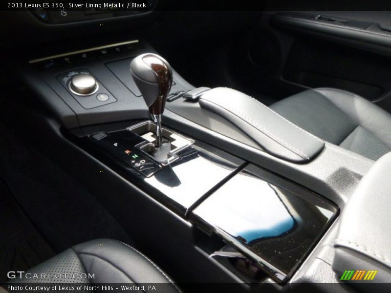 Silver Lining Metallic / Black 2013 Lexus ES 350