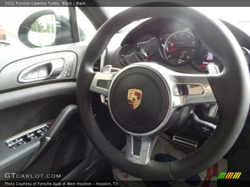 Black / Black 2013 Porsche Cayenne Turbo