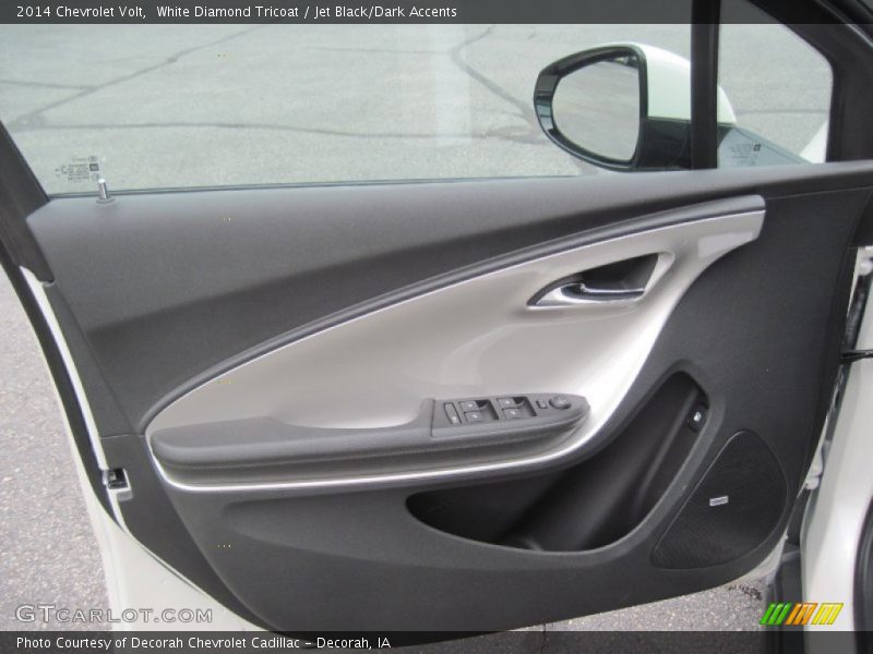 White Diamond Tricoat / Jet Black/Dark Accents 2014 Chevrolet Volt