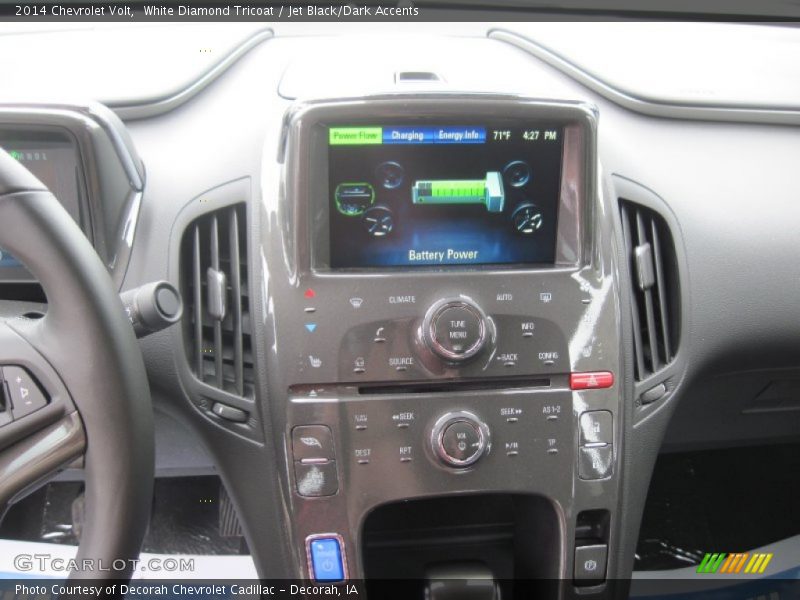 White Diamond Tricoat / Jet Black/Dark Accents 2014 Chevrolet Volt