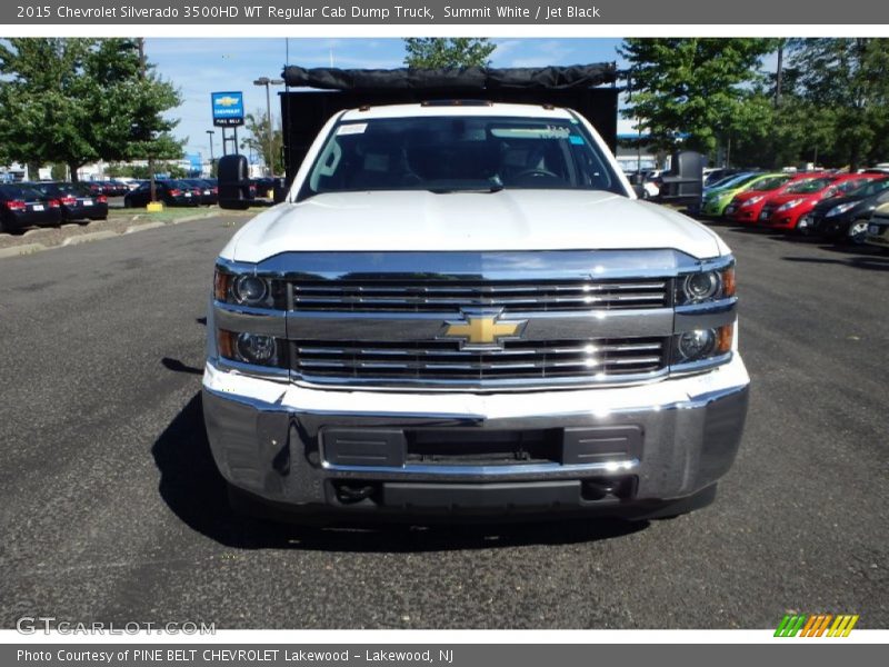 Summit White / Jet Black 2015 Chevrolet Silverado 3500HD WT Regular Cab Dump Truck