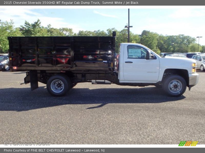 Summit White / Jet Black 2015 Chevrolet Silverado 3500HD WT Regular Cab Dump Truck