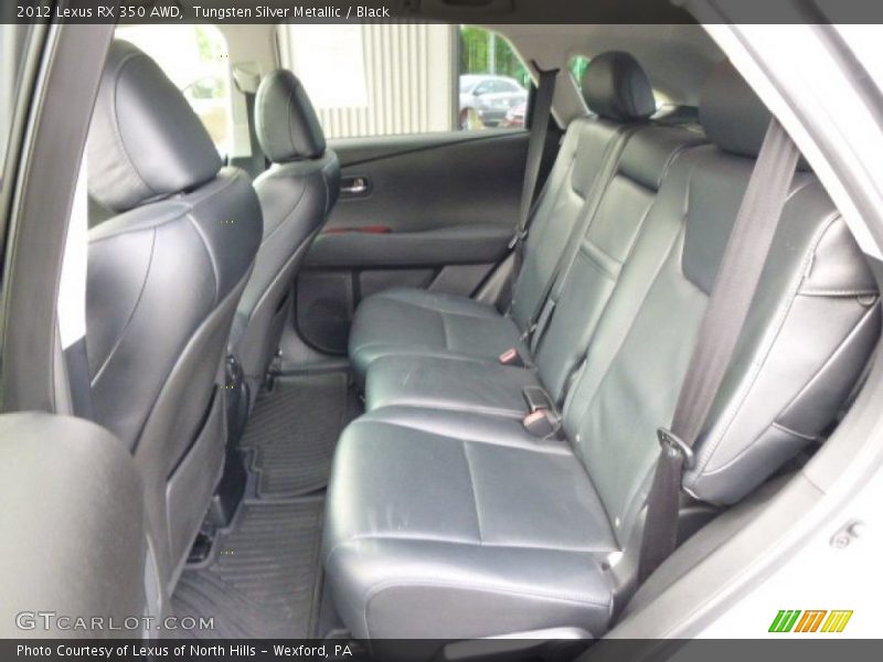 Tungsten Silver Metallic / Black 2012 Lexus RX 350 AWD