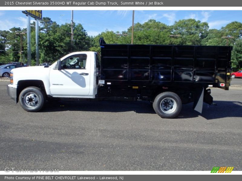 Summit White / Jet Black 2015 Chevrolet Silverado 3500HD WT Regular Cab Dump Truck