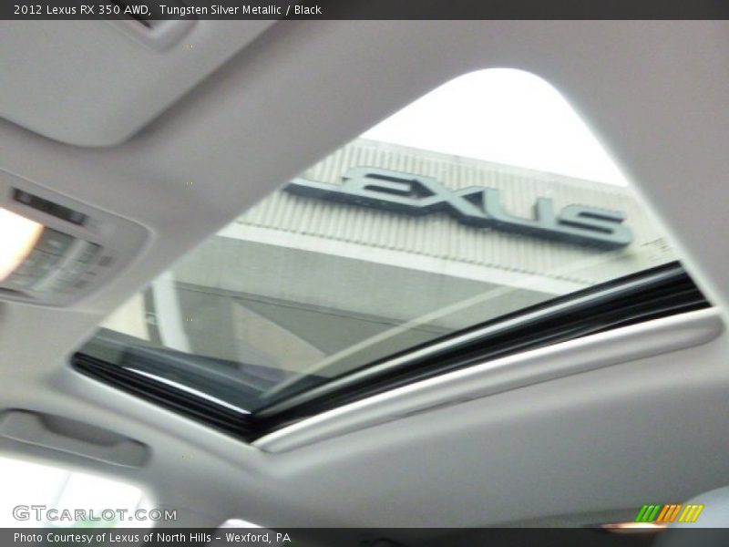 Tungsten Silver Metallic / Black 2012 Lexus RX 350 AWD