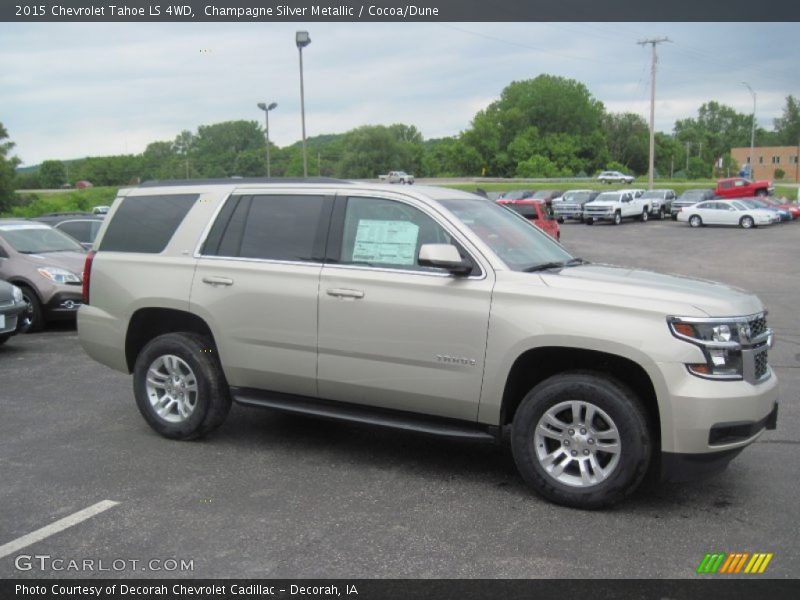  2015 Tahoe LS 4WD Champagne Silver Metallic