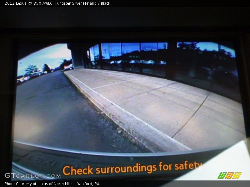 Tungsten Silver Metallic / Black 2012 Lexus RX 350 AWD