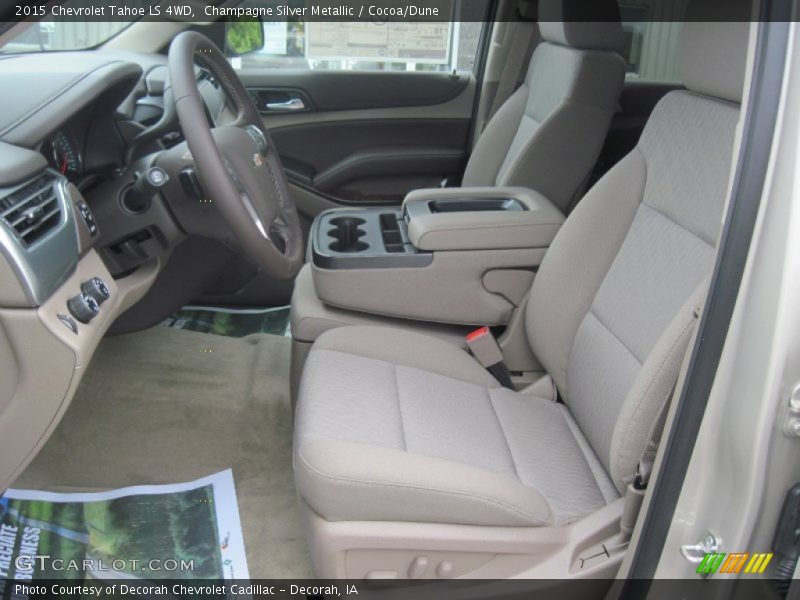 Front Seat of 2015 Tahoe LS 4WD