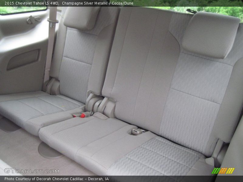 Rear Seat of 2015 Tahoe LS 4WD