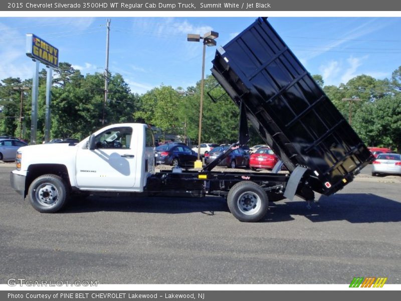 Summit White / Jet Black 2015 Chevrolet Silverado 3500HD WT Regular Cab Dump Truck