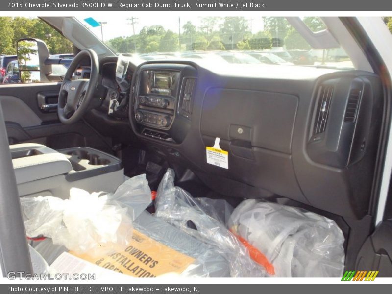 Summit White / Jet Black 2015 Chevrolet Silverado 3500HD WT Regular Cab Dump Truck