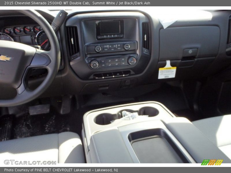 Summit White / Jet Black/Dark Ash 2015 Chevrolet Silverado 2500HD WT Double Cab