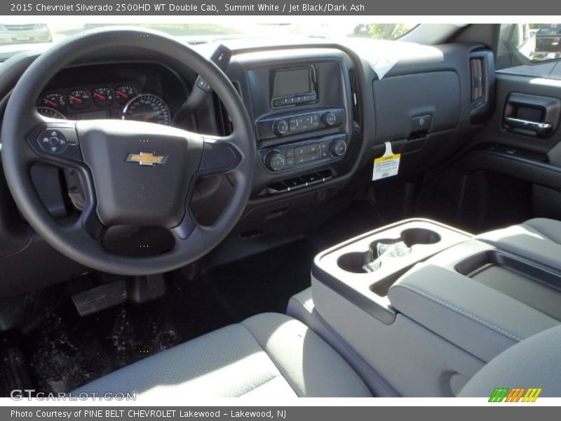 Summit White / Jet Black/Dark Ash 2015 Chevrolet Silverado 2500HD WT Double Cab